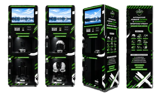 Sport Clean – samoobslužné automaty